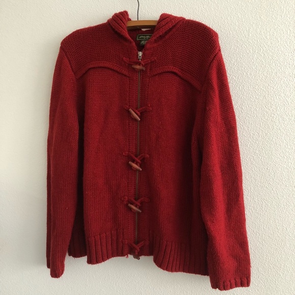 Eddie Bauer Jackets & Blazers - Eddie Bauer Wool Blend Zipper Sweater Jacket XXL